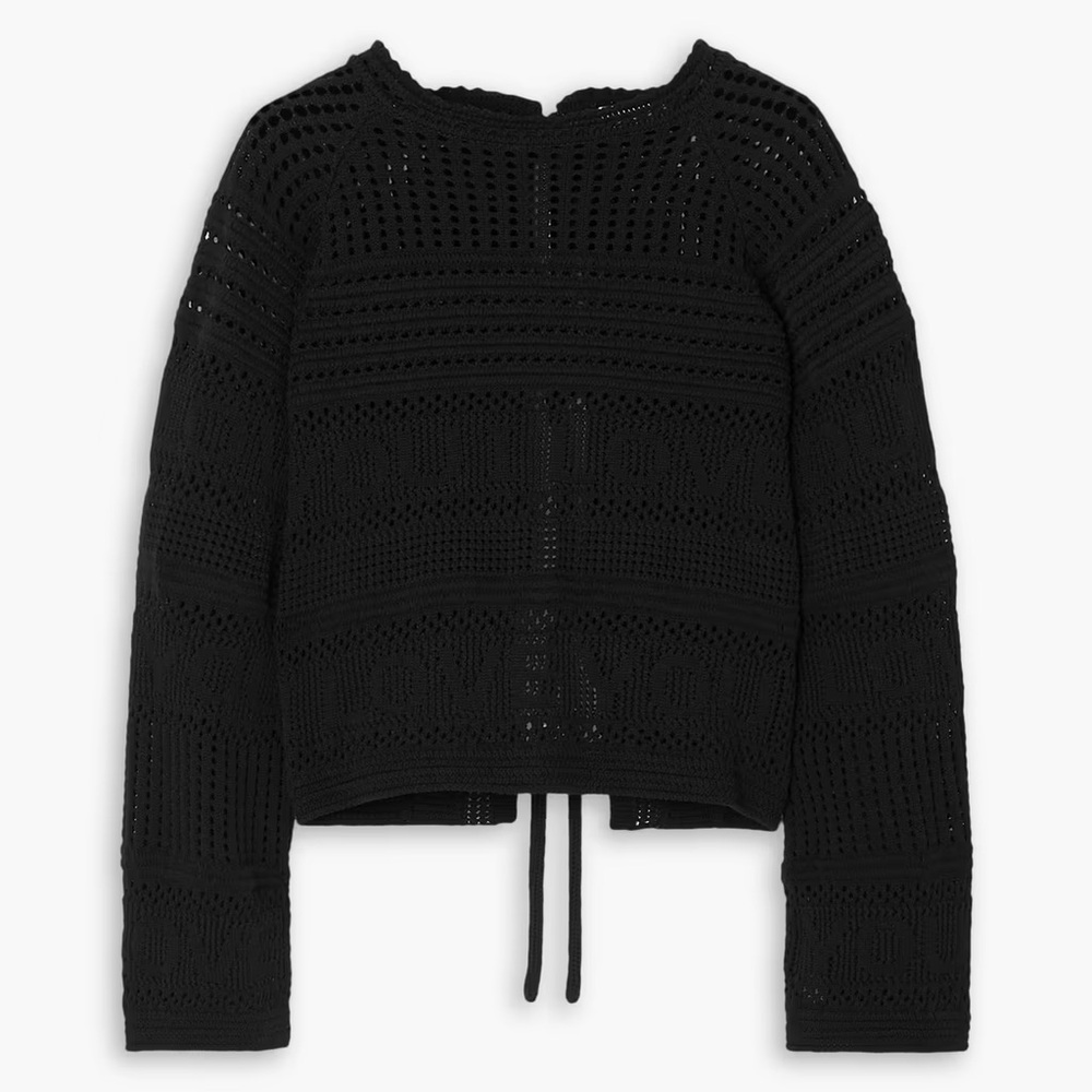Stella McCartney I Love You Crochet Sweater